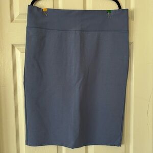 iris Dusty Blue Pencil Skirt Size 2X